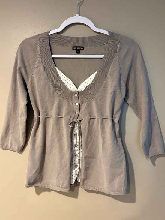 best mountain Sweaters - 2000s coquette preppy polka dot button up cardigan soft girl academia